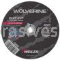 Weiler 56099 4" x 1/8" Wolverine Type 1 Cut-Off Wheel A36T 3/8" AH