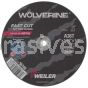 Weiler 56166 4" x 1/16" Wolverine Type 1 Cut-Off Wheel A36T 1/4" AH