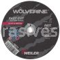Weiler 56271 4" x .035" Wolverine Type 1 Cut-Off Wheel A60T 5/8" AH