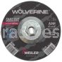 Weiler 56279 6" x 1/4" Wolverine Type 27 Grinding Wheel A24R 5/8"-11 Nut