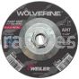 Weiler 56384 5" x 3/32" Wolverine Type 27 Cutting Wheel A24T 5/8"-11 Nut