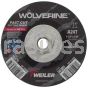 Weiler 56385 4-1/2" x 3/32" Wolverine Type 27 Cutting Wheel A24T 5/8"-11 Nut