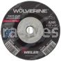 Weiler 56454 4-1/2" x 1/4" Wolverine Type 27 Grinding Wheel A24R 5/8"-11 Nut