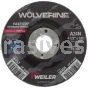 Weiler 56457 4-1/2" x 1/4" Wolverine Type 27 Grinding Wheel A24N 7/8" AH