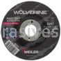 Weiler 56474 4" x 3/32" Wolverine Type 27 Cutting Wheel A24T 5/8" AH