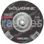 Weiler 56477 7" x 3/32" Wolverine Type 27 Cutting Wheel A24R 5/8"-11 Nut
