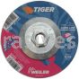 Weiler 57122 5" x 1/4" TIGER AO Type 27 Grinding Wheel A24R 5/8"-11 Nut