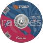 Weiler 57126 9" x 1/4" TIGER AO Type 27 Grinding Wheel A24R 5/8"-11 Nut