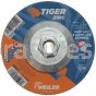 Weiler 58052 5" x 1/8" TIGER ZIRC Type 27 Cut/Grind Combo Wheel Z30T 5/8"-11 Nut