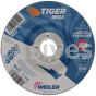 Weiler 58123 5" x 1/4" TIGER INOX Type 27 Grinding Wheel INOX24R 7/8" AH