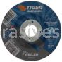 Weiler 58215 4-1/2 x 1/8 TIGER ALUMINUM Type 27 Cut/Grind Combo Wheel ALU30T 7/8 AH