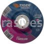 Weiler 58317 5 x 1/8 TIGER CERAMIC Type 27 Cut/Grind Combo Wheel CER30T 7/8 AH