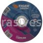 Weiler 58319 6 x 1/8 TIGER CERAMIC Type 27 Cut/Grind Combo Wheel CER30T 7/8 AH
