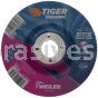 Weiler 58327 5" x 1/4" TIGER CERAMIC Type 27 Grinding Wheel CER24R 7/8 AH
