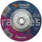 Weiler 58328 5" x 1/4" TIGER CERAMIC Type 27 Grinding Wheel CER24R 5/8-11 Nut