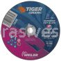 Weiler 58348 4" x 1/16" TIGER CERAMIC Type 1 Cut-Off Wheel CER36T 3/8" AH