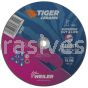 Weiler 58351 4" x 1/16" TIGER CERAMIC Type 1 Cut-Off Wheel CER36T 1/4" AH