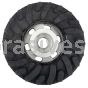 Weiler 59605 4" Back-up Pad for Resin Fiber Disc 5/8"-11 UNC Nut