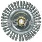 Weiler 79802 Dually 5" Root Pass Weld Cleaning Brush .020" Steel Wire Fill 5/8"-11 UNC Double-Hex Nut