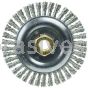 Weiler 79812 DUALLY 5" Root Pass Weld Cleaning Brush .020" Stainless Steel Wire Fill 5/8"-11UNC Double-Hex Nut