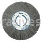 Weiler 83190 8" Crimped Filament Nylox Wheel .040/120 SC Fill 2" Arbor Hole with 1/2" x 1/4" Double Keyway