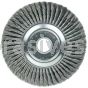 Weiler 94000 12" Wide Face Standard Twist Knot Wire Wheel .014" Steel Fill 2" Arbor Hole