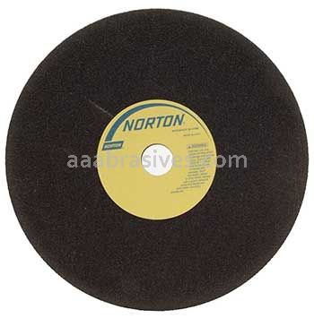 Norton Abrasives 66253149645 10 x 5/8 x 1-1/4 Norzon Sawgumming SG2981/R Sides Hole Cemented Type 01 Straight Wheels