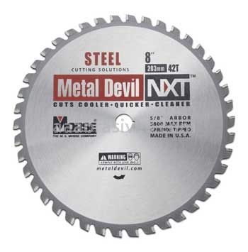 Morse Metal Devil NXT&reg; Steel 8" 42 Teeth Circular Saw Blades