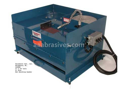 Kalamazoo S4SWBD - 4X36 Wet Sander 8" Disc 1/2HP- 1PH