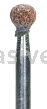 Norton B123 3/16" Ball Gemini 38A M/F2 1/8 x 1-1/2 Vitrified Mounted Points - B Shapes