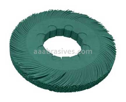 3M&trade; 7100138339 8” T-S 50 Grit Refill Scotch-Brite&trade; Radial Bristle Brush Replacement Disc