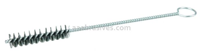 Weiler 21233 9/16" Hand Tube Brush .005" Steel Wire Fill 2-1/2" Brush Length
