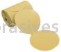 6" PSA Disc Roll No Hole (100 per roll) 800 A/O Gold