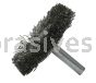 2-1/2" Stem-Mounted Wire Wheel Flared, .008, 1/4" Stem (CFF-2-1/2)