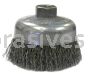 Weiler 36237 Wolverine 6" Crimped Wire Cup Brush .020" Steel Fill 5/8"-11 UNC Nut