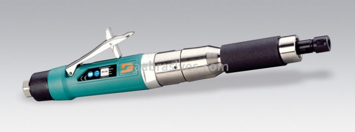Dynabrade 52673 - 1 hp Straight-Line 6" (152 mm) Extension Die Grinder 4,500 RPM, Planetary-Geared, Rear Exhaust, 1/4" Collet