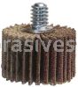 Merit Abrasives 1-5/8 x 1/2 x 1/4-20 180 Merit Super Finish Mini Grind-O-Flex Small Diameter Flap Wheels With 1/4"-20 Threaded Mandrel
