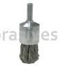 Weiler 36050 - 3/4" 1/4" Stem, .020, Retail Pack, Vortec Pro Knot Wire End Brush - 012382360504