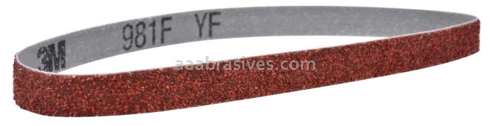 3M™ 7100164951 1/2 x 18 60+ Grit 981F Cubitron™ ll Cloth Belt