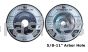 7x1/4x7/8 Grinding Wheel T-27 Resin Bond A46N Aluminum