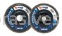 Weiler 50013 - 5 x 7/8 120 Zirc Tiger Abrasive Angled Flap Disc Trimmable Backing - 012382500139