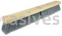 Weiler 44553 24" Contractor Floor Broom Fine Flagged Silver Polystyrene Fill Includes Brace