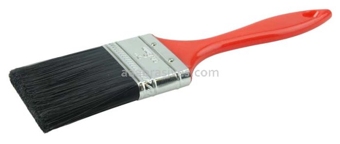 Weiler 40139 Vortec Pro 2" Disposable Chip & Oil Brush Black Synthetic 1-3/4" Trim Length Plastic Handle