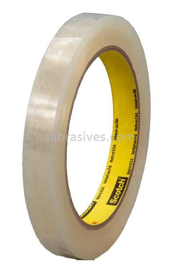 Scotch&trade; Light Duty Packaging Tape 640 Clear Clean Removal Apparel 1/2 in x 72 yd 3M 7010335564