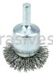 Weiler 10038 1-1/2" Circular Flared Crimped Wire End Brush .020" Steel Fill