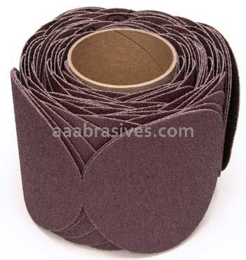 3M™ 7010326149 5" 50 Grit X-wt 341D A/O Stikit™ Cloth Sanding Disc Roll