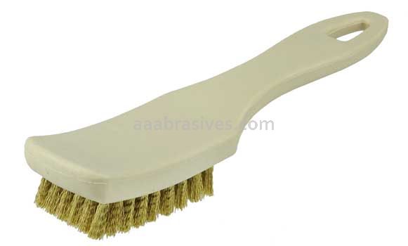 Weiler 73156 Small Tire Cleaning Brush Brass Wire Fill