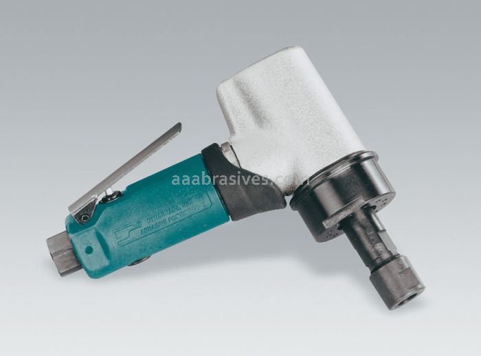 Dynabrade 52226 - .7 hp 7 Degree Offset Die Grinder 20,000 RPM, Gearless, Front Exhaust, Short Shank, 6 mm Collet