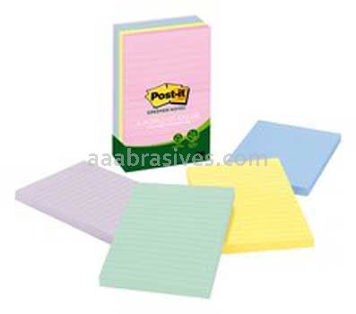 Post-it™ Greener Notes 660-RP-A 4 in x 6 in Helsinki Collection 3M 7100160497