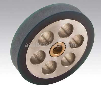 Dynabrade 63981 1" 70 Dur. Contact Wheel Kit SuperFinisher